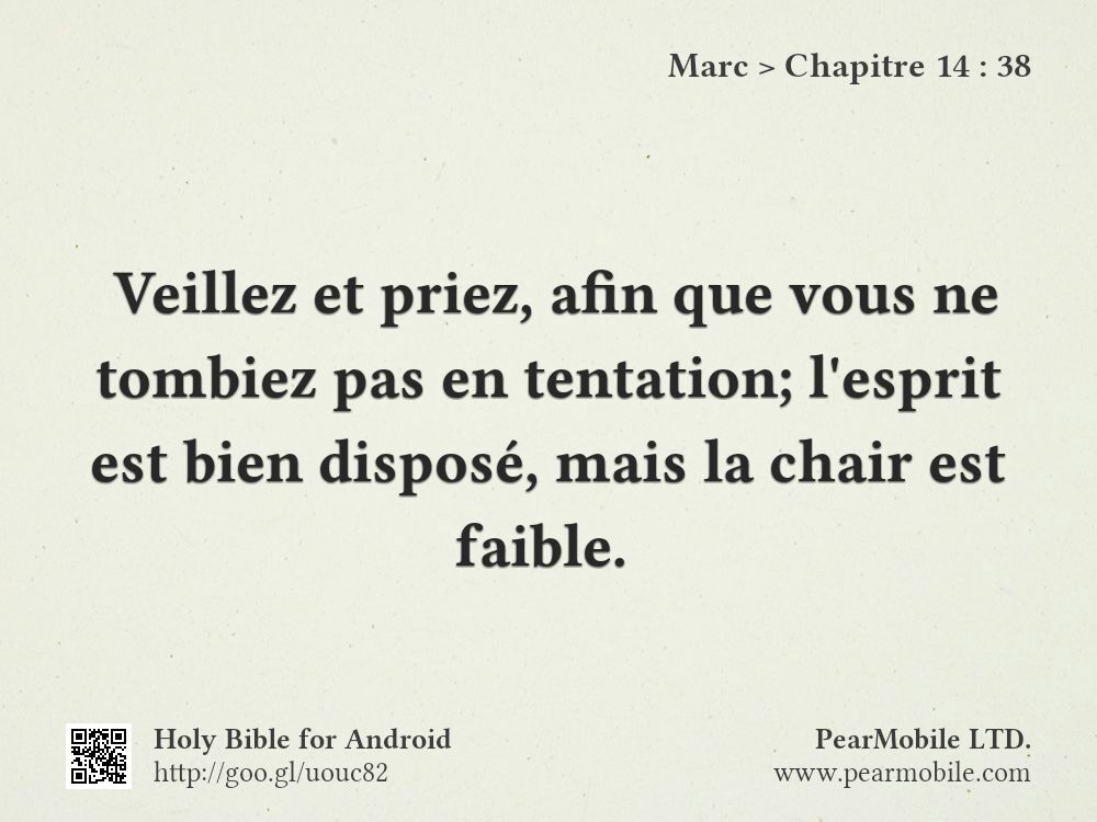 Marc, Chapitre 14:38